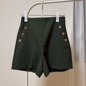 Zara Black High Waisted Shorts